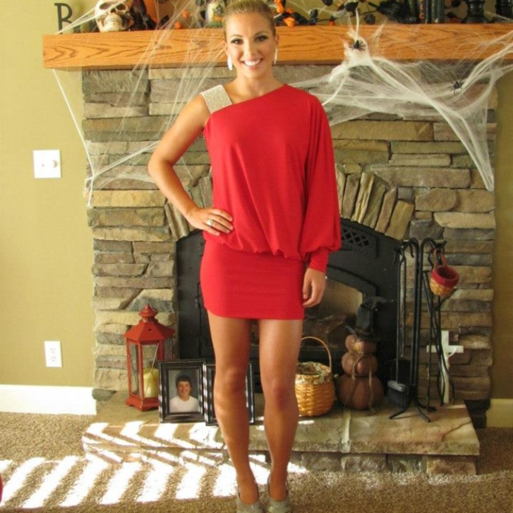 Red dress
